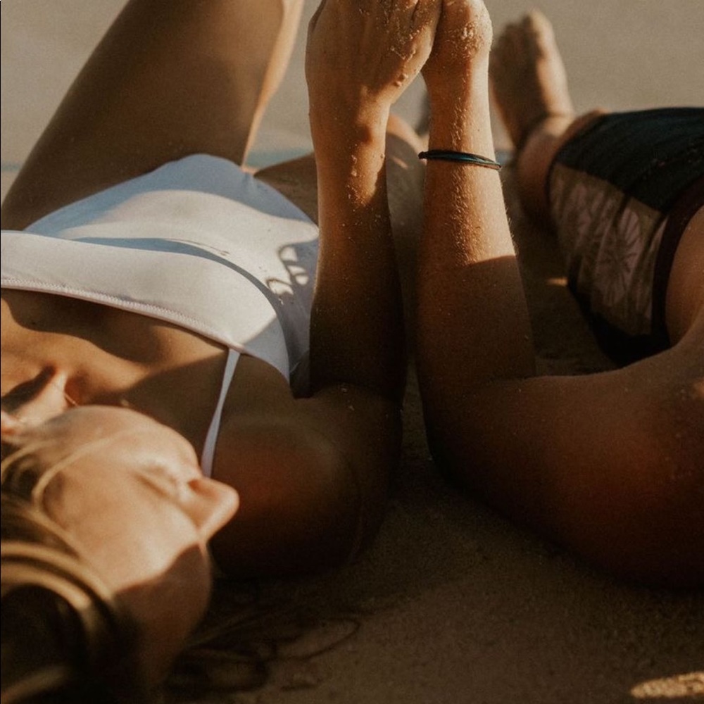 White J Crew one piece swimsuit